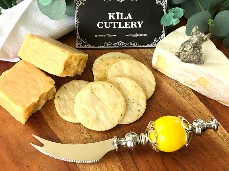 Mandala Cheese Knife - Narrow Blade